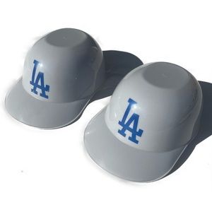 Los Angeles Dodgers medium gray and blue helmet bowls
